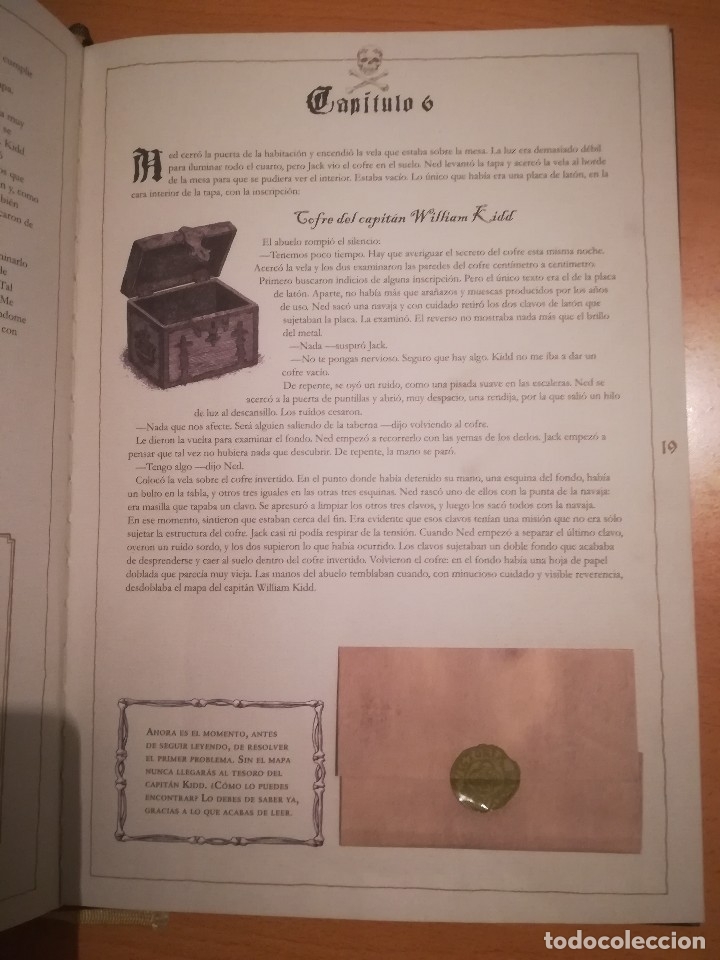 Libros de segunda mano: LIBRO JUEGO EN CAJA EL TESORO DEL CAPITAN WILLIAM KIDD EDELVIVES - Foto 11