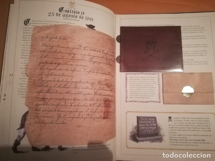 Libros de segunda mano: LIBRO JUEGO EN CAJA EL TESORO DEL CAPITAN WILLIAM KIDD EDELVIVES - Foto 15