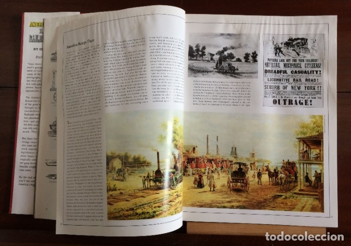 Libros de segunda mano: HISTORIA DE LOS FERROCARRILES EN AM&Eacute;RICA . EN INGL&Eacute;S - Foto 7