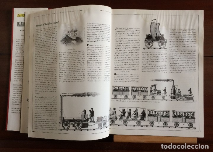 Libros de segunda mano: HISTORIA DE LOS FERROCARRILES EN AM&Eacute;RICA . EN INGL&Eacute;S - Foto 10