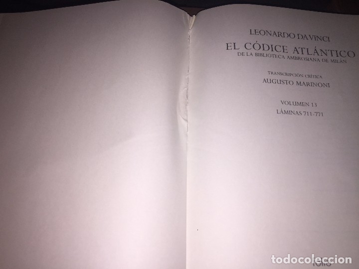 Libros de segunda mano: El c&oacute;dice atl&aacute;ntico. Leonardo da Vinci - Foto 2