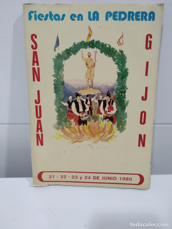 Libros de segunda mano: FIESTAS DE LA PEDRERA SAN JUAN GIJON JUNIO 1980 ALBUM FOTOS