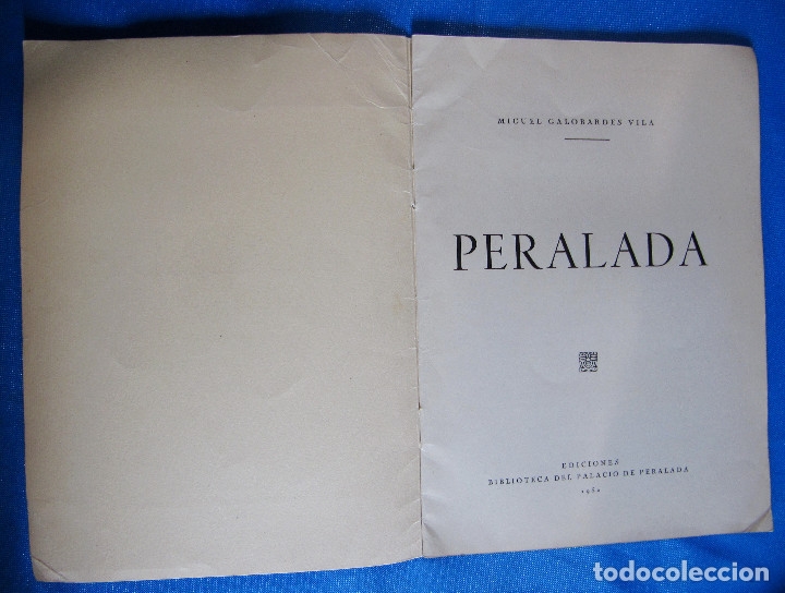 Libros de segunda mano: PERALADA. MIGUEL GALOBARDES VILA. EDICIONES BIBLIOTECA DEL PALACIO DE PERALADA, 1952. - Foto 2