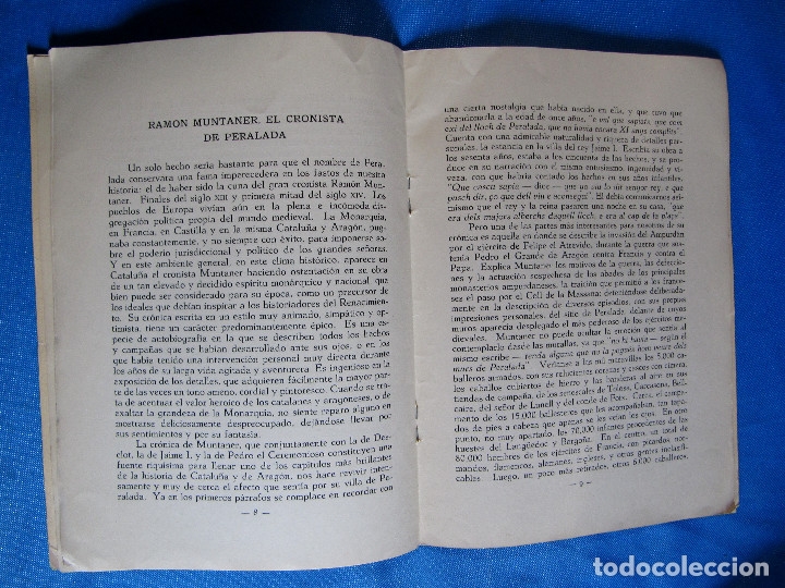 Libros de segunda mano: PERALADA. MIGUEL GALOBARDES VILA. EDICIONES BIBLIOTECA DEL PALACIO DE PERALADA, 1952. - Foto 4