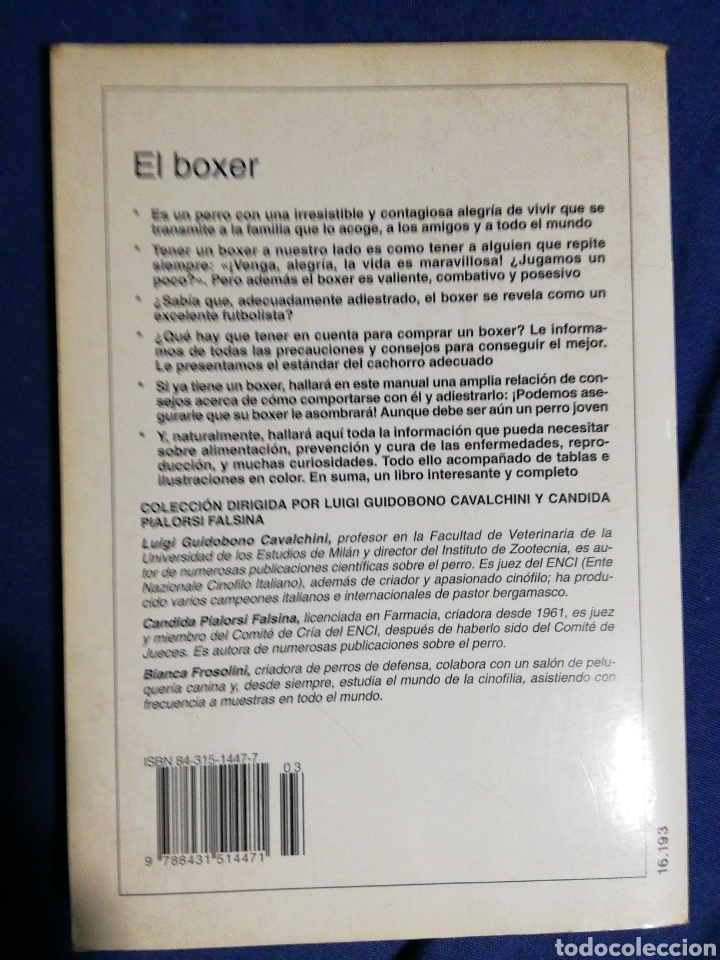 Libros de segunda mano: EL BOXER. BIANCA FROSOLINI. - Foto 2