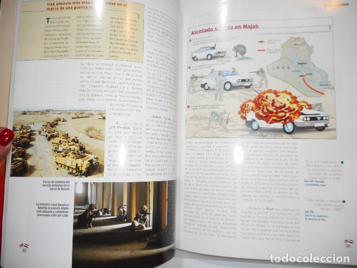 Libros de segunda mano: VV.AA    Objetivo Sadam. El libro de la guerra    Y97030 - Foto 2