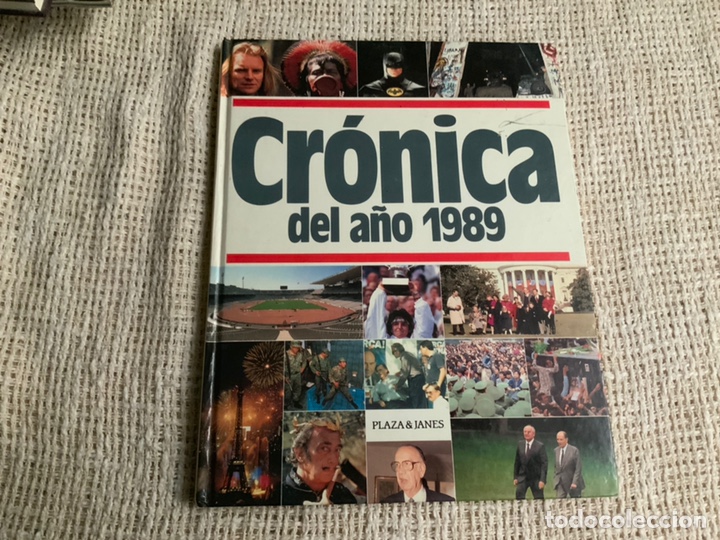 Libros de segunda mano: CRONICA DEL A&Ntilde;O 1989 -ED. PLAZA & JANES - Foto 1