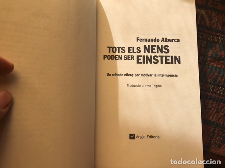 Libros de segunda mano: Tots el,nens poden ser Einstein. Fernando alberca - Foto 4