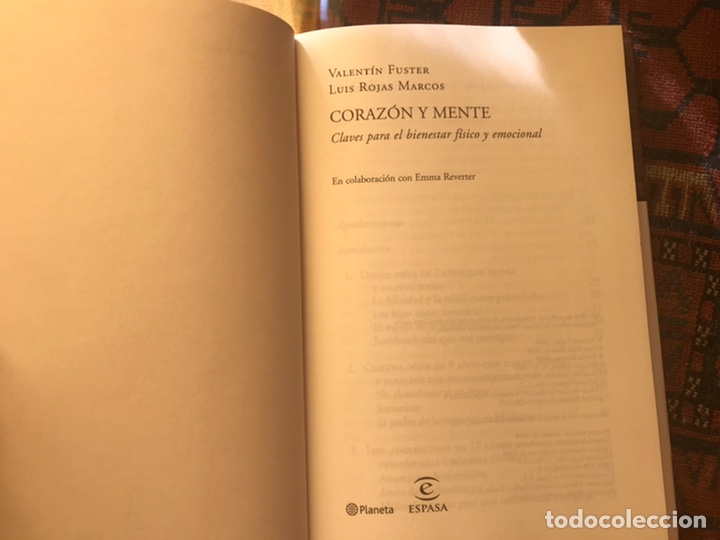 Libros de segunda mano: Coraz&oacute;n y mente. Valent&iacute;n Fuster. Luis Rojas. Como nuevo - Foto 5