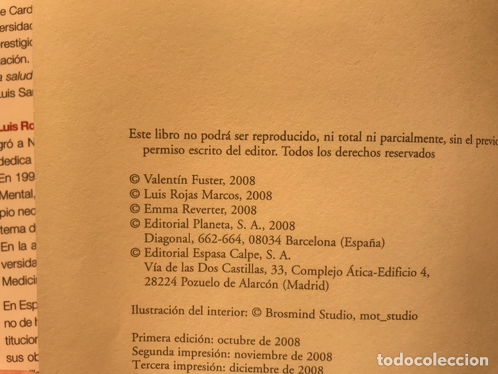 Libros de segunda mano: Coraz&oacute;n y mente. Valent&iacute;n Fuster. Luis Rojas. Como nuevo - Foto 6