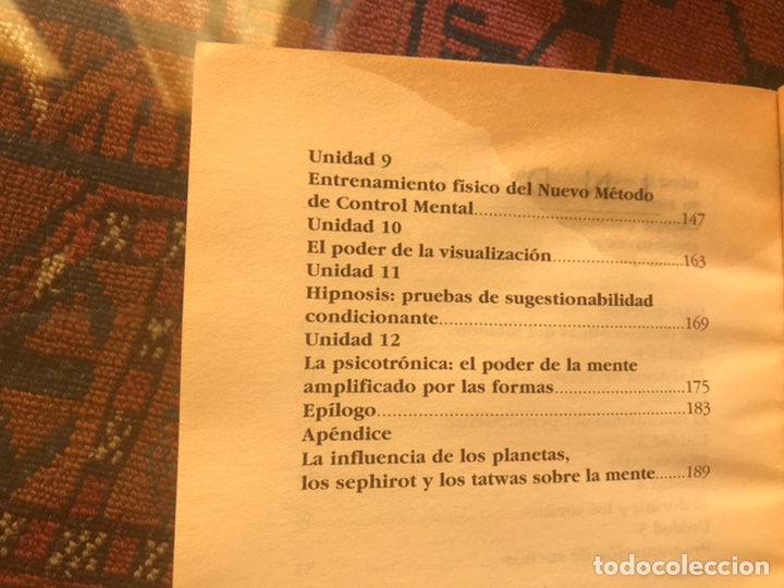 Libros de segunda mano: Control mental. El nuevo m&eacute;todo. Miguel Amed - Foto 5