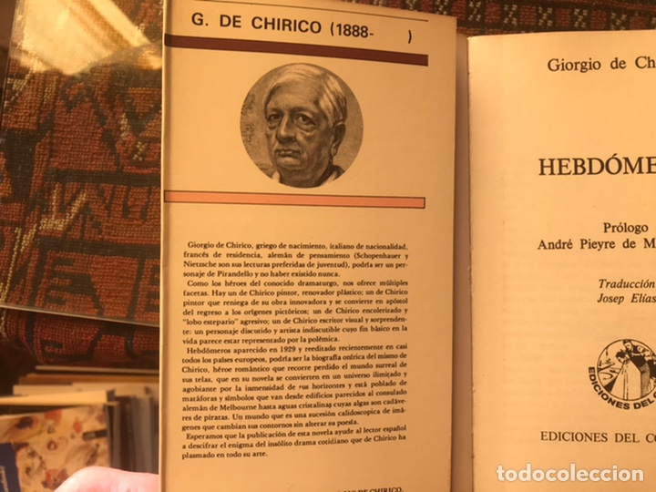 Libros de segunda mano: Hebdomeros. Giorgio de Chirico - Foto 3