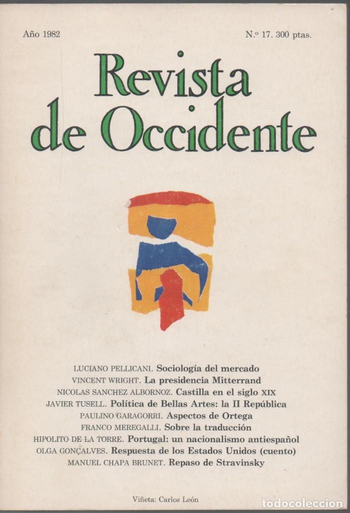 Libros de segunda mano: Revista de Occidente n.&ordm; 17. Soledad Ortega (Dir.) - Foto 1