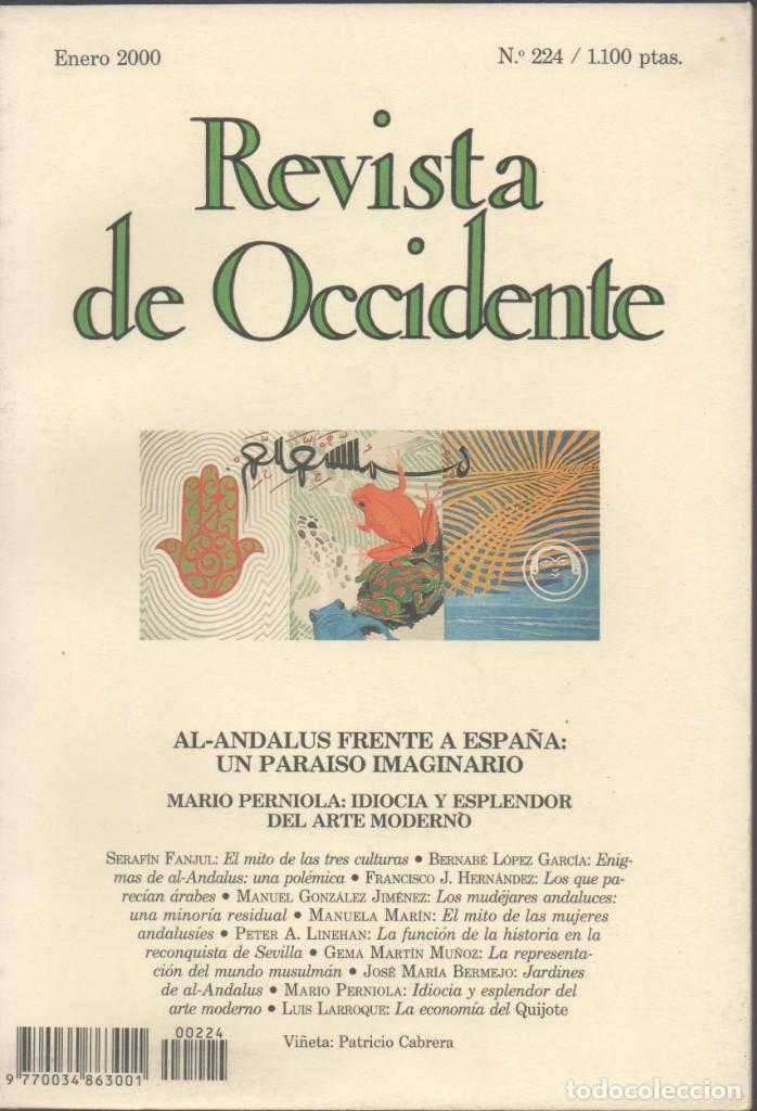 Libros de segunda mano: Revista de Occidente n.&ordm; 224. Enero 2000. Soledad Ortega (Dir.) - Foto 1