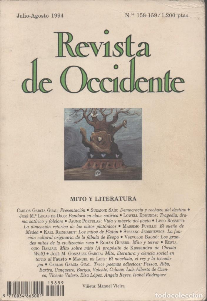 Libros de segunda mano: Revista de Occidente n.&ordm; 158-159. Soledad Ortega (Dir.) - Foto 1