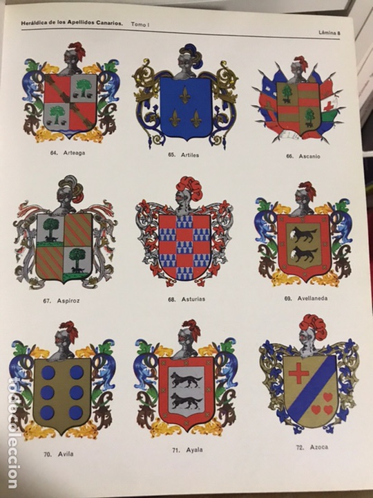 Libros de segunda mano: Her&aacute;ldica de los apellidos canarios 2 Tomos - Foto 3