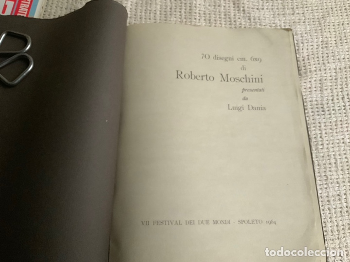 Libri di seconda mano: 70 DISEGNI cm.. 6x9 DI ROBERTO MOSCHINI - VII FESTIVAL DEI DUE MONDI - SPOLETO 1964