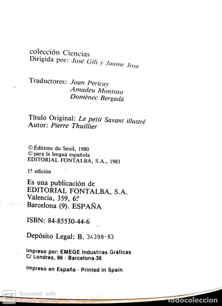 Libros de segunda mano: LA TRASTIENDA DEL SABIO (PIERRE THUILLIER) - Foto 3