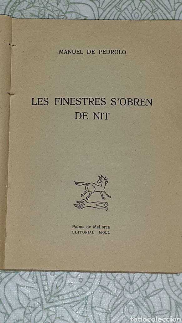Libros de segunda mano: Libro en Catal&aacute;n Manuel de Pedrolo Les finestres sobren de nit RAIXA - Foto 3