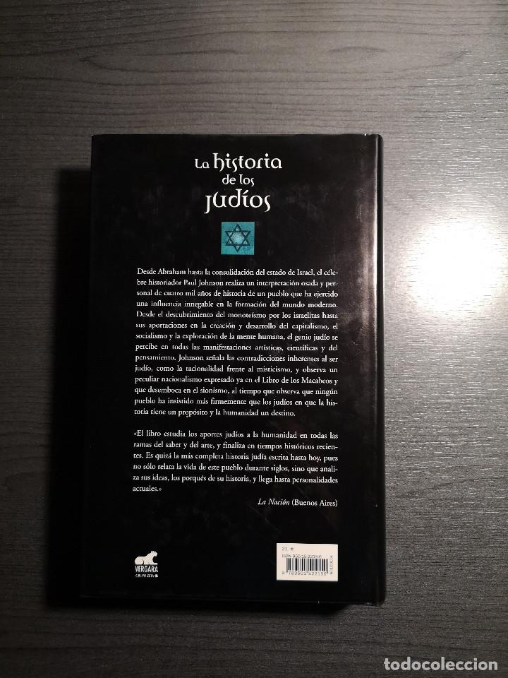 Libros de segunda mano: La historia de los Jud&iacute;os. Paul Johnson. Editorial Vergara, - Foto 4