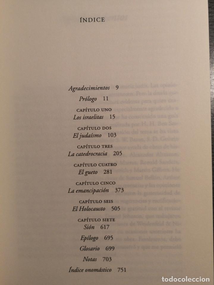 Libros de segunda mano: La historia de los Jud&iacute;os. Paul Johnson. Editorial Vergara, - Foto 9
