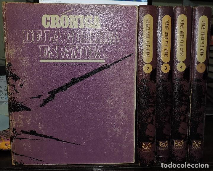 Libros de segunda mano: Cr&oacute;nica de la Guerra Espa&ntilde;ola tomos del 1 al 5. Ed. Codex. Buenos Aires 1966 - Foto 1