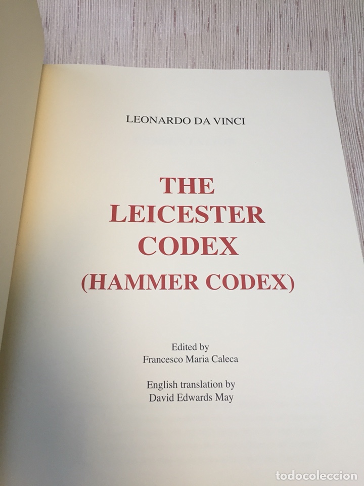 Libros de segunda mano: Libro facs&iacute;mil Codex- Codice Leicester. Leonardo da Vinci. - Foto 3