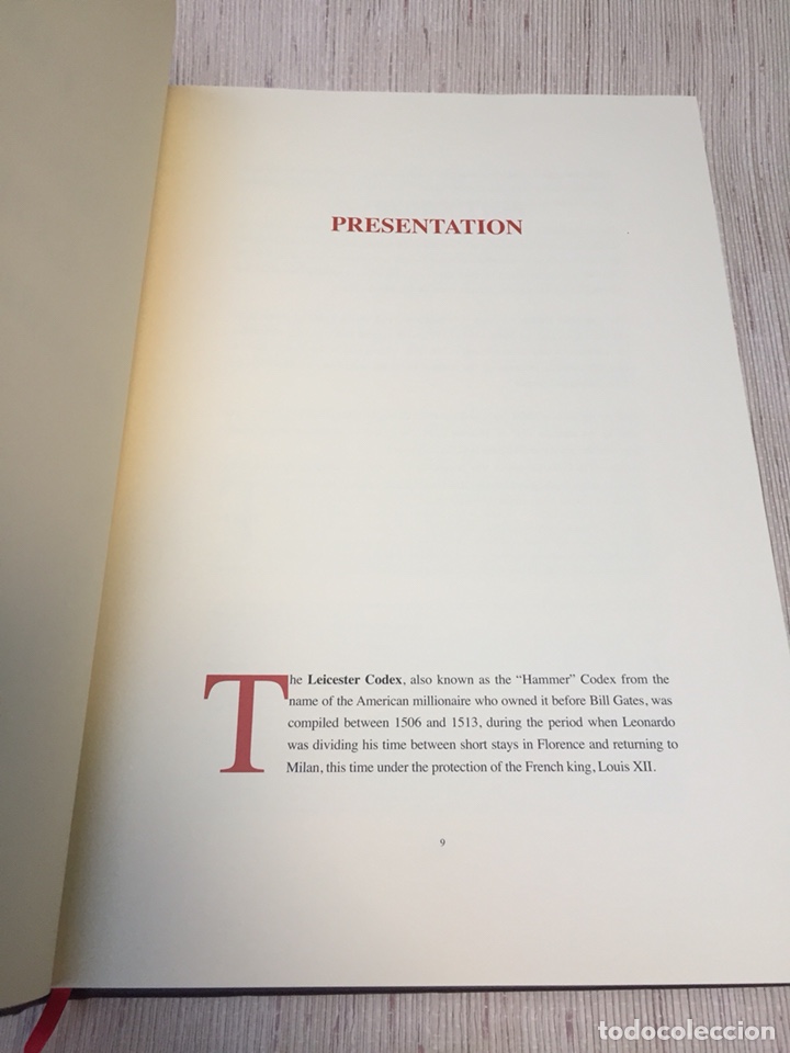 Libros de segunda mano: Libro facs&iacute;mil Codex- Codice Leicester. Leonardo da Vinci. - Foto 4