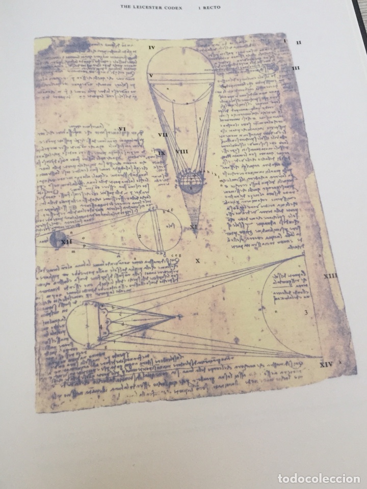 Libros de segunda mano: Libro facs&iacute;mil Codex- Codice Leicester. Leonardo da Vinci. - Foto 8