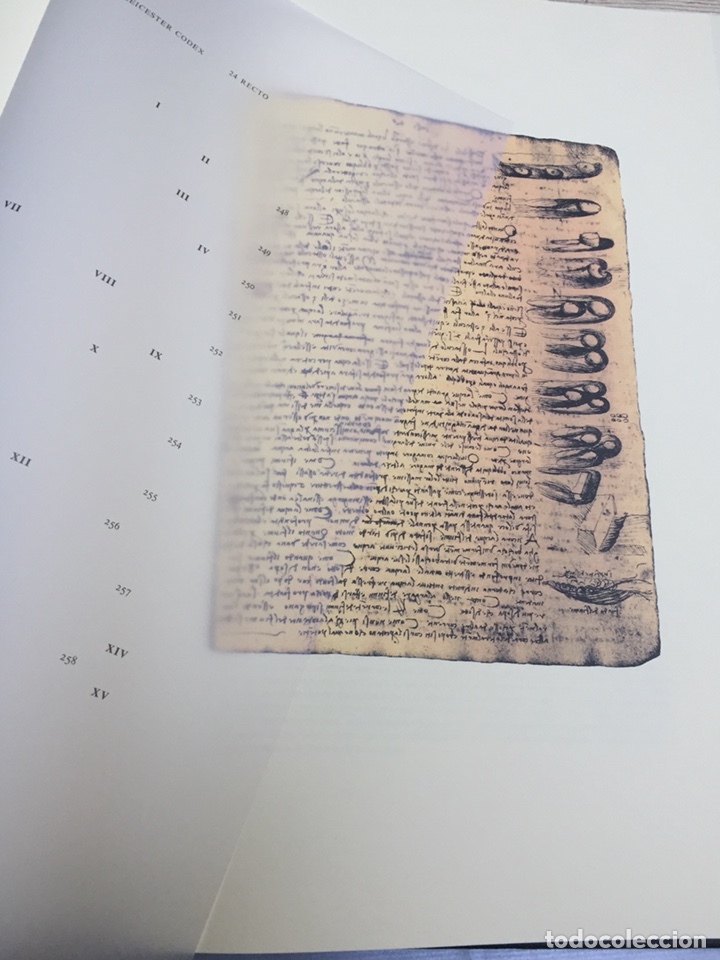 Libros de segunda mano: Libro facs&iacute;mil Codex- Codice Leicester. Leonardo da Vinci. - Foto 10