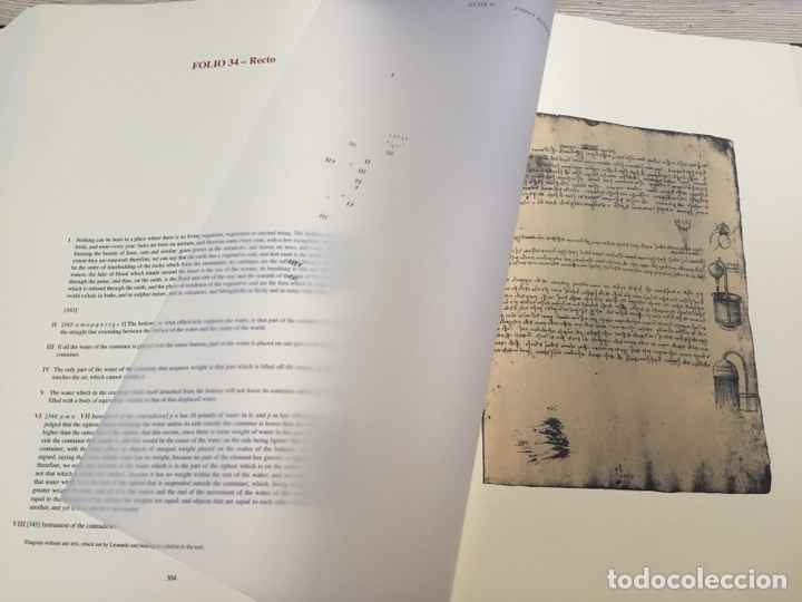 Libros de segunda mano: Libro facs&iacute;mil Codex- Codice Leicester. Leonardo da Vinci. - Foto 11