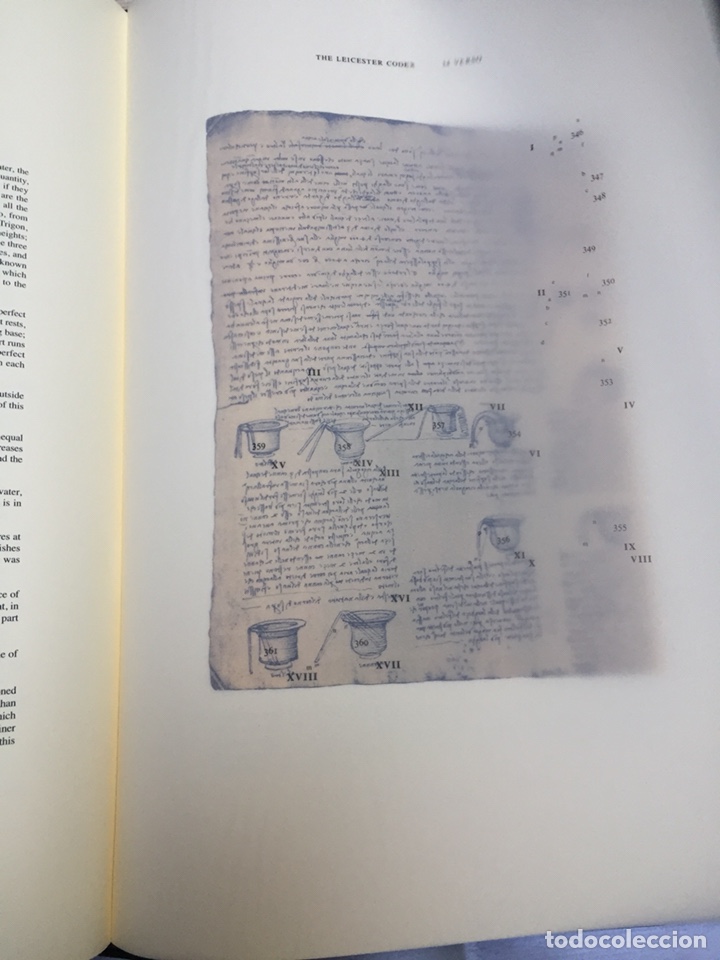 Libros de segunda mano: Libro facs&iacute;mil Codex- Codice Leicester. Leonardo da Vinci. - Foto 13