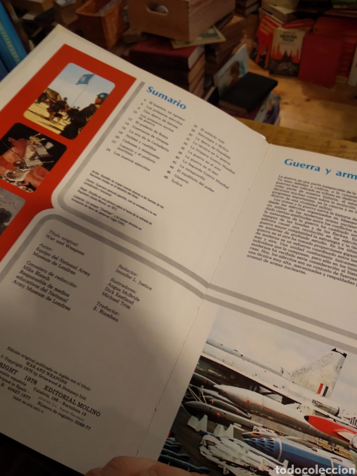 Libros de segunda mano: LAS ARMAS Y LA GUERRA. NUEVO HORIZONTE #3367 - Foto 2