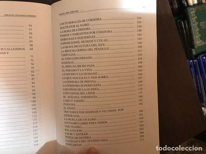 Libros de segunda mano: Miradas. Jugando a perder. Rafael Mir Jordano - Foto 7