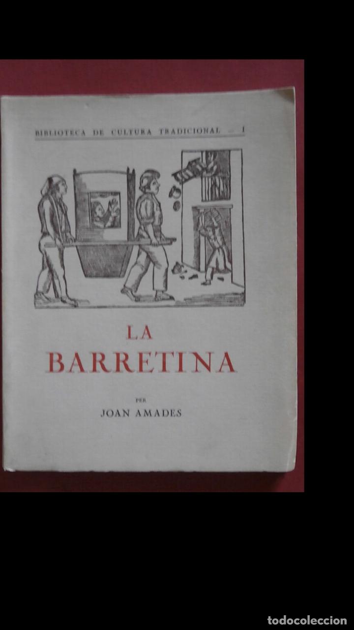 Libros de segunda mano: La barretina. Joan Amades - Foto 1