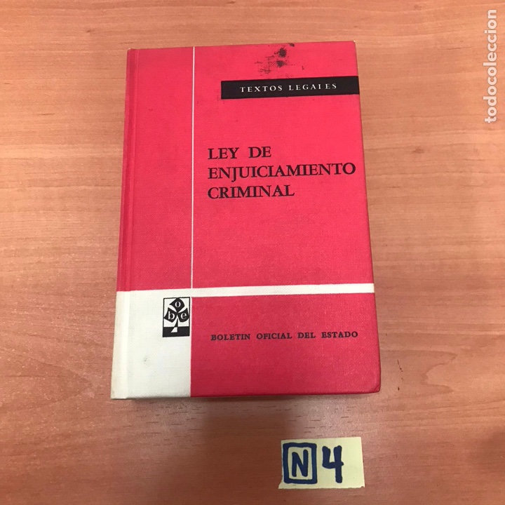 Libros de segunda mano: Ley de enjuiciamiento Criminal - Foto 1