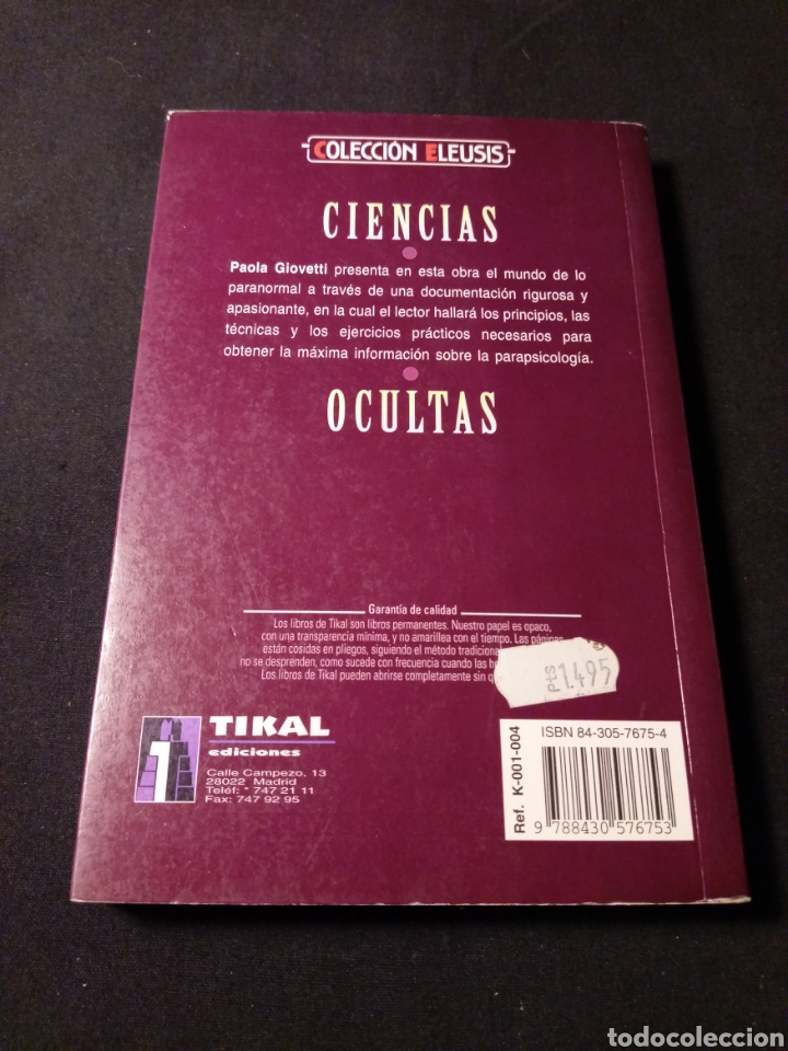 Libros de segunda mano: Ciencias ocultas. Paola Giovetti - Foto 3