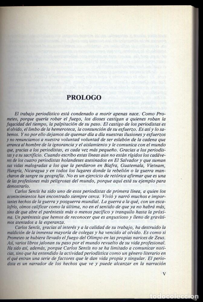 Libros de segunda mano: SENT&Iacute;S, Carlos.  Protagonistas que conoc&iacute;. 1982. - Foto 3