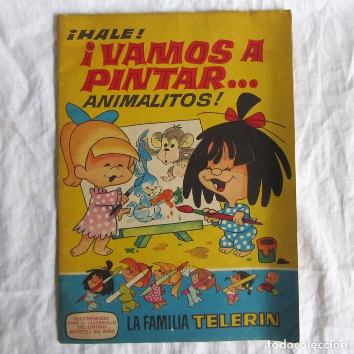 Libros de segunda mano: Hal&eacute;&iexcl; vamos a pintar animalitos, La familia Teler&iacute;n 1964