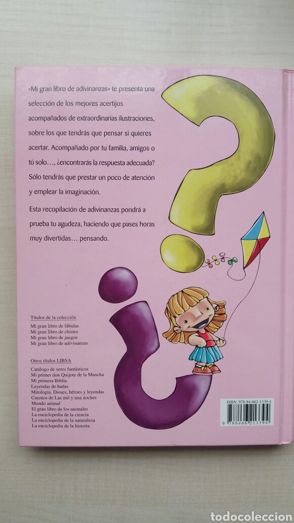 Libros de segunda mano: Mi gran libro de las adivinanzas. LUCRECIA persico. LIBSA, 2008. - Foto 3