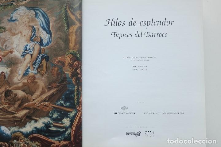 Libros de segunda mano: hilos del esplendor Tapices del barroco - Foto 2