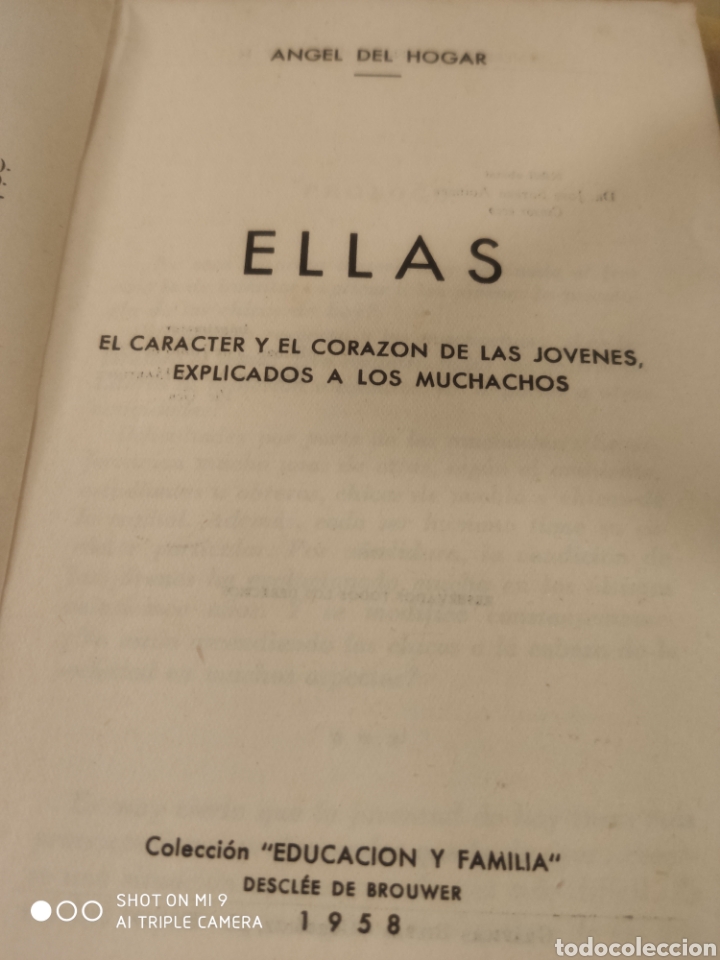 Libros de segunda mano: Ellas. El car&aacute;cter y el coraz&oacute;n de la joven explicados a los muchachos - Foto 2