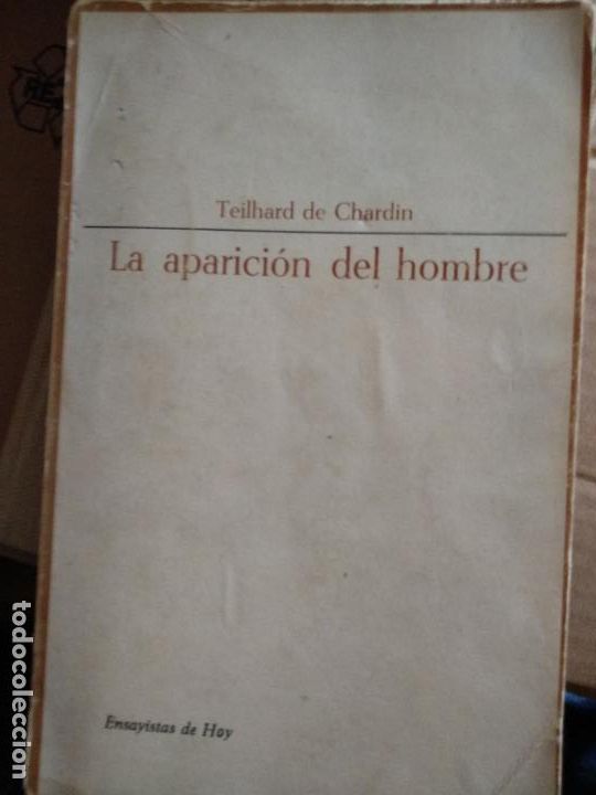 Libros de segunda mano: La Aparici&oacute;n Del Hombre; Teilhard De Chardin - Taurus - Foto 1