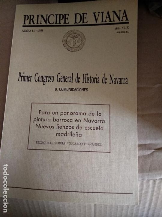 Libros de segunda mano: Para un panorama de la pintura barroca en Navarra nuevos lienzos de escuela madrile&ntilde;a