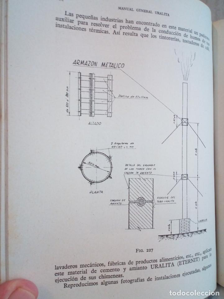 Libros de segunda mano: 6-MANUAL GENERAL DE URALITA, editorial dossat, 1956 - Foto 18