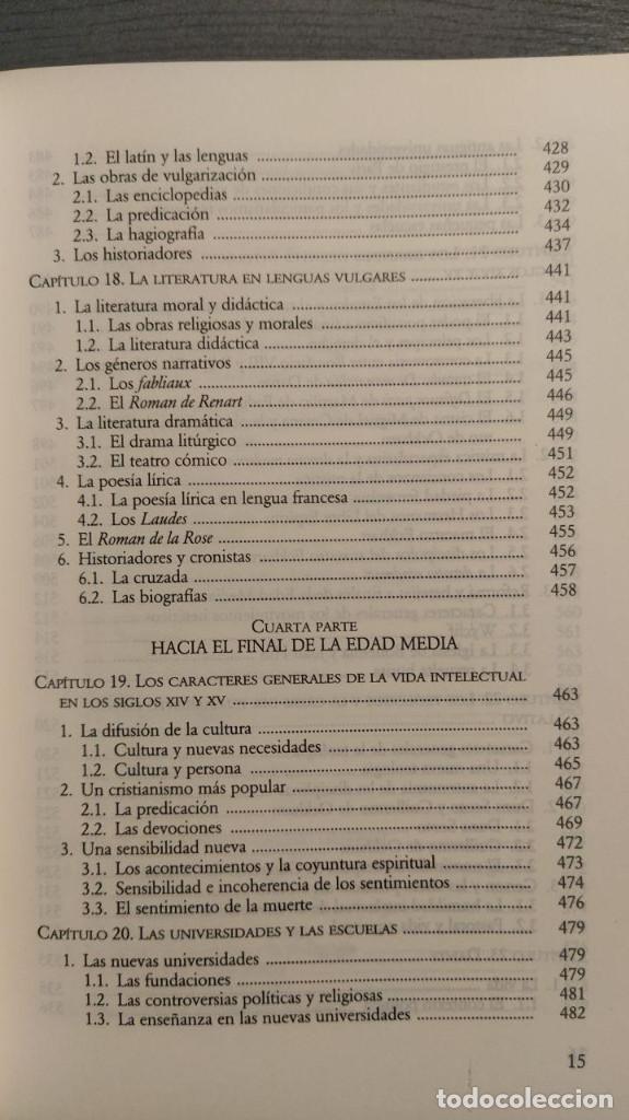 Libros de segunda mano: Historia intelectual del occidente medieval de Jacques Paul. Editorial C&aacute;tedra. - Foto 11