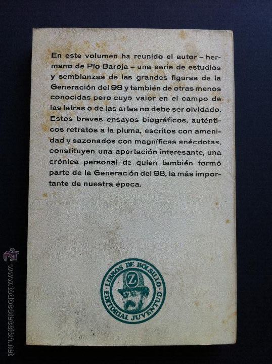 Libros de segunda mano: RICARDO BAROJA GENTE DE LA GENERACION DEL 98 - Foto 2