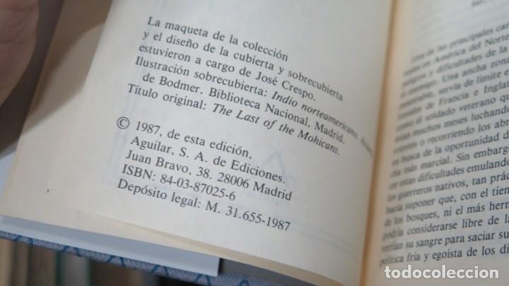 Libros de segunda mano: 1987.- EL ULTIMO DE LOS MOHICANOS. COPER. AGUILAR - Foto 2