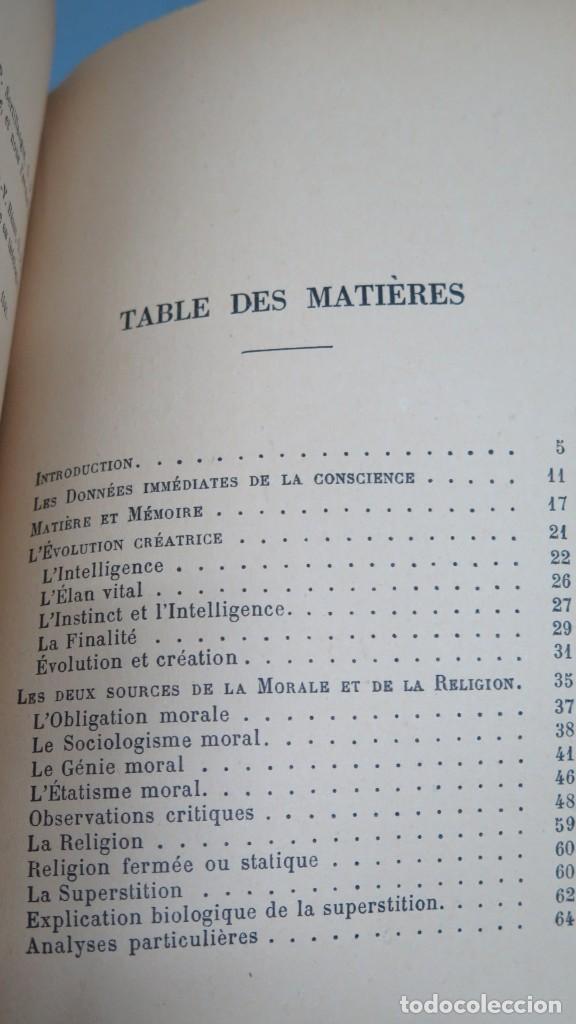 Libros de segunda mano: HENRI BERGSON ET LE CATHOLICISME. SERTILLANGES, O.P - Foto 2