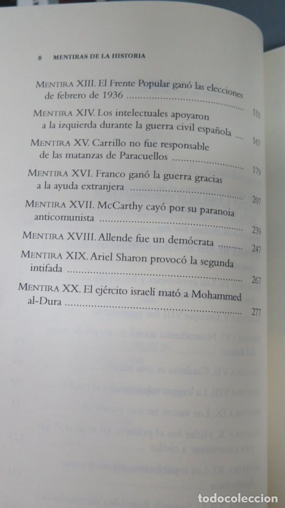 Libros de segunda mano: MENTIRAS DE LA HISTORIA DE USO COMUN. CESAR VIDAL - Foto 3